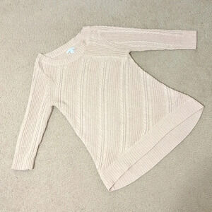 New York & Company Cable Knit Tunic Sweater, size L